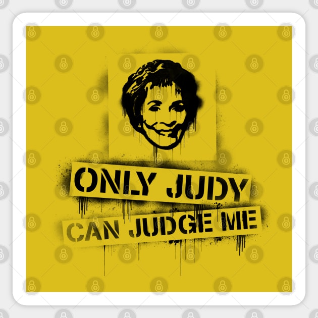 Only Judy can judge me! Sticker by Randomart